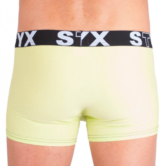 Pánské boxerky Styx sportovní guma zelenkavé (G4)