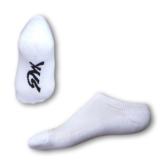 Ponožky Styx indoor bílé s černým nápisem (H211) 