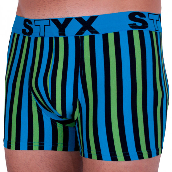 Pánské boxerky Styx sportovní guma vícebarevné (G862)