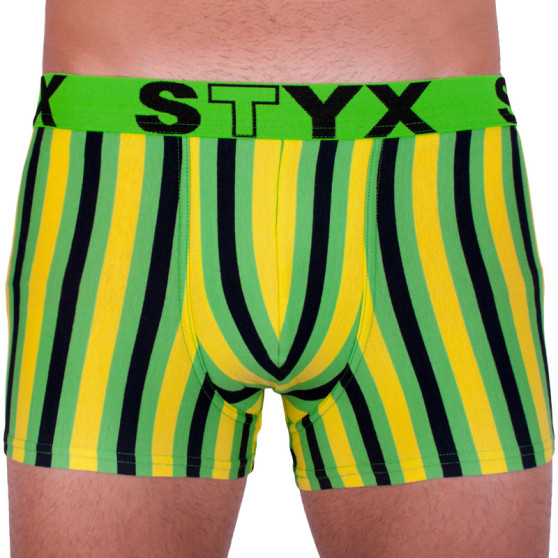 Pánské boxerky Styx sportovní guma vícebarevné (G865)