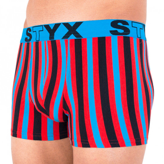 Pánské boxerky Styx long sportovní guma vícebarevné (U861)