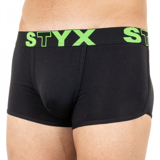 Pánské boxerky Styx basket sportovní guma černé (Z962)