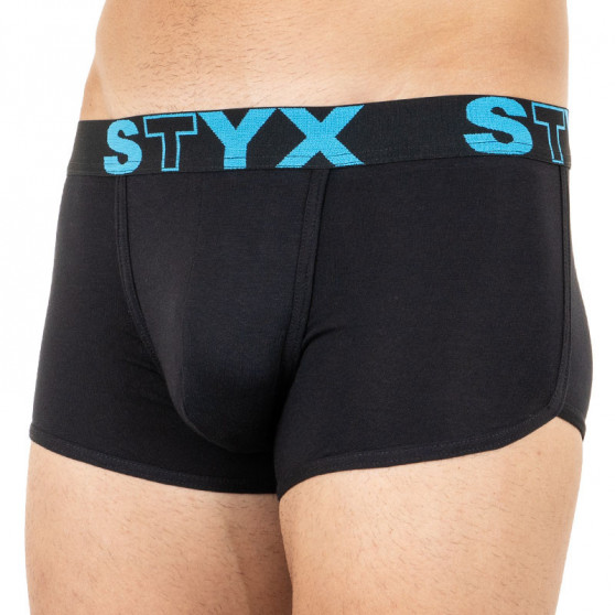 Pánské boxerky Styx basket sportovní guma černé (Z961)
