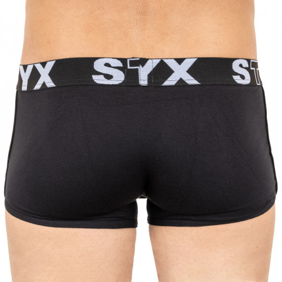 Pánské boxerky Styx basket sportovní guma černé (Z960)