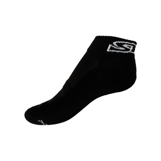 Ponožky Styx fit černé s bílým nápisem (H272) 
