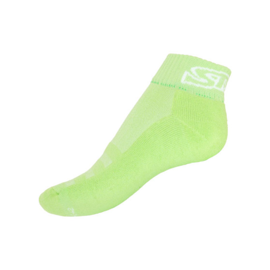 Ponožky Styx fit zelené s bílým nápisem (H275) 
