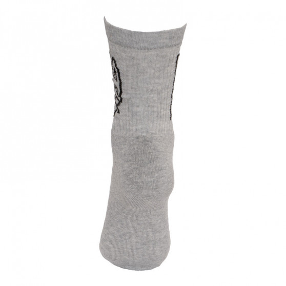 Ponožky Styx classic šedé s černým nápisem (H268)