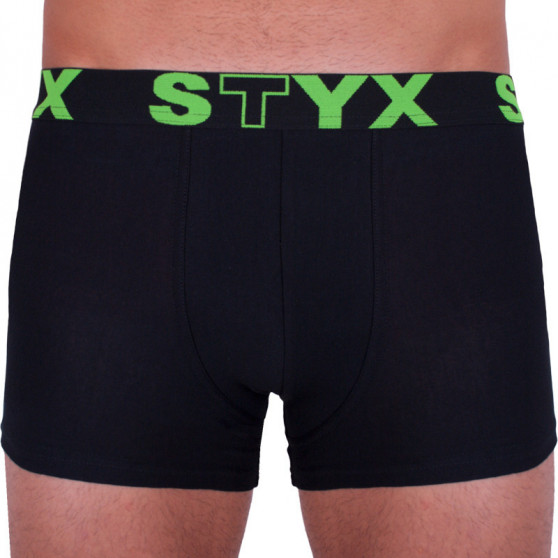 3PACK pánské boxerky Styx sportovní guma nadrozměr vícebarevné (R9606162)