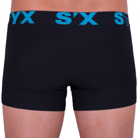 3PACK pánské boxerky Styx sportovní guma nadrozměr vícebarevné (R9606162)