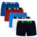 5PACK pánské boxerky Styx sportovní guma vícebarevné (G106160686762)