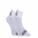 Ponožky Styx kotníkové bílé s černým logem (HK1061) 