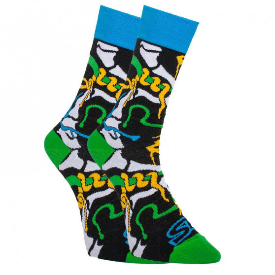 3PACK veselé ponožky Styx vysoké v dárkovém balení (H8575556)