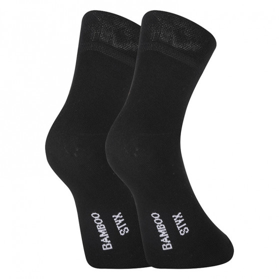 Ponožky Styx kotníkové bambusové černé (HBK960) 