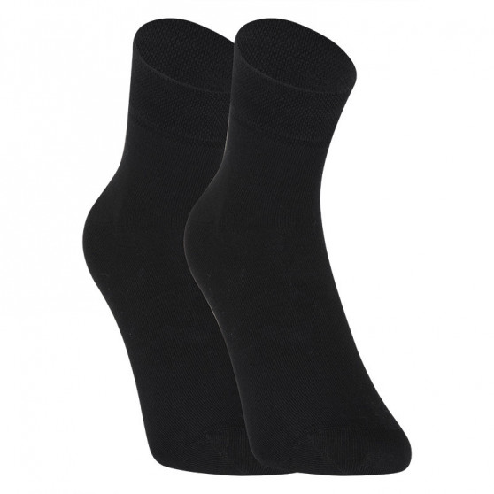 10PACK ponožky Styx kotníkové bambusové černé (10HBK960) 