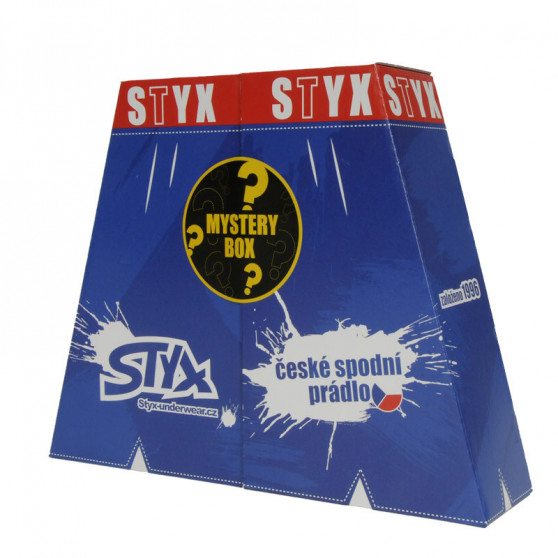 MYSTERY BOX - 5PACK dámské trenky Styx sportovní guma vícebarevné 