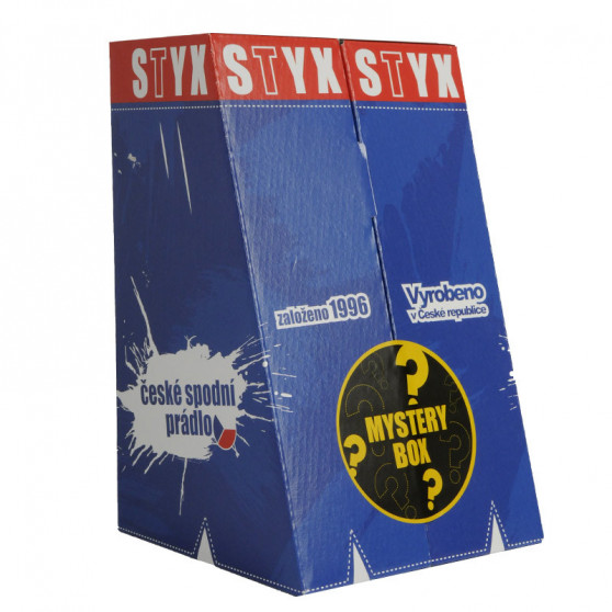 MYSTERY BOX - 3PACK dámské trenky Styx sportovní guma vícebarevné