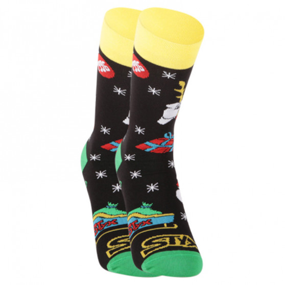 Pánské trenky art sportovní guma a ponožky Styx Vánoce (BH1258)