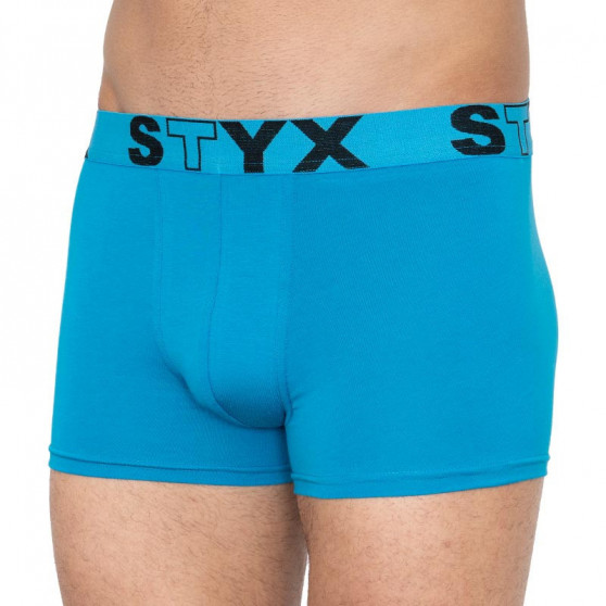 3PACK pánské boxerky Styx sportovní guma nadrozměr vícebarevné (R9686961)