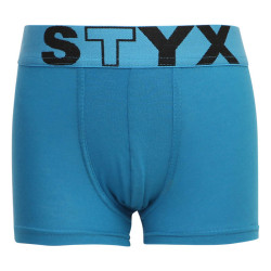 Dětské boxerky Styx sportovní guma světle modré (GJ969)