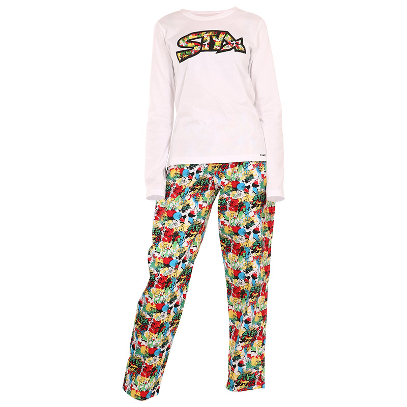 Levně Dámské pyžamo Styx emoji (PDD954) XL