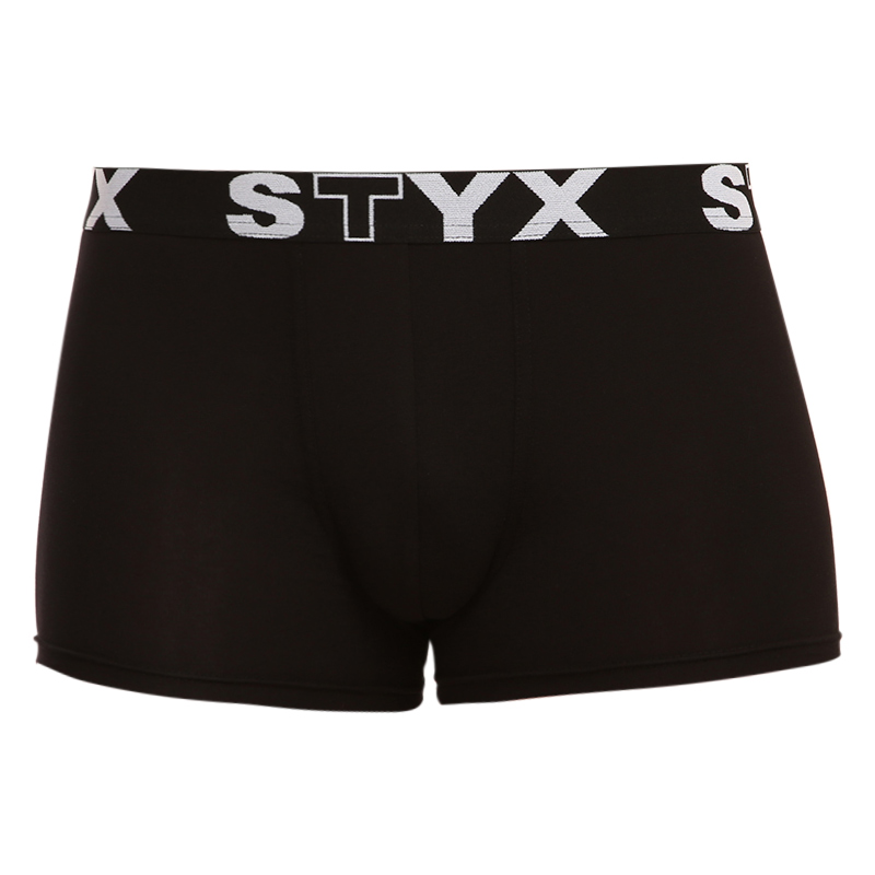 Levně Pánské boxerky Styx sportovní guma černé (G960) L