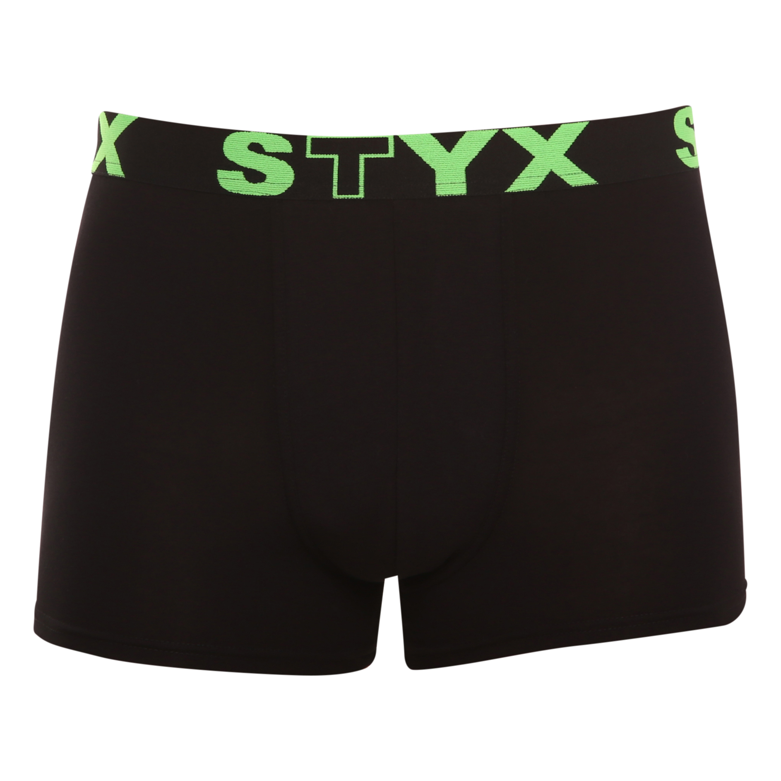 Levně Pánské boxerky Styx sportovní guma černé (G962) XL