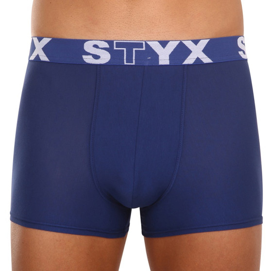 Pánské boxerky Styx sportovní guma tmavě modré (G968)