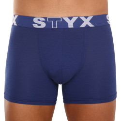 Pánské boxerky Styx long sportovní guma tmavě modré (U968)
