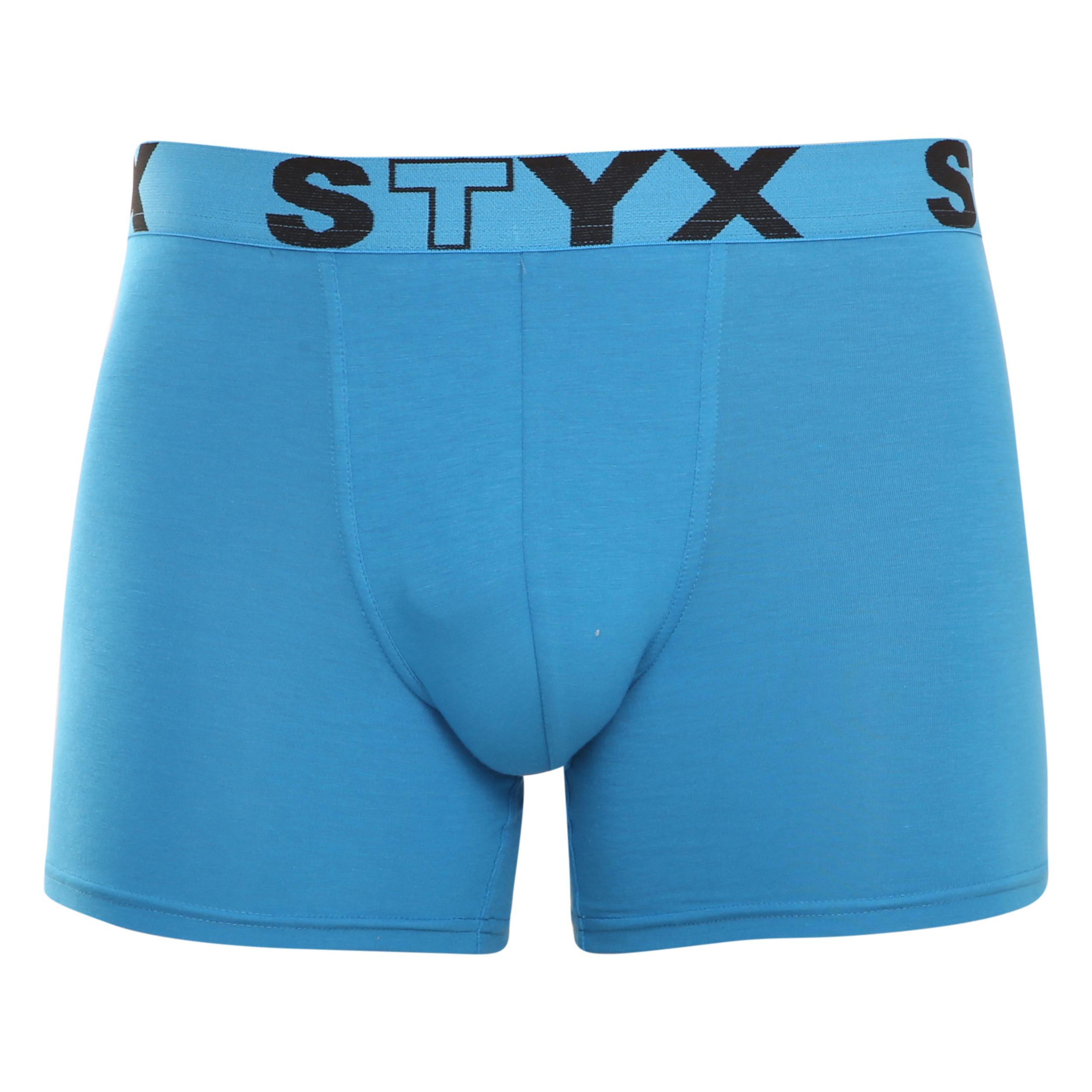 Levně Pánské boxerky Styx long sportovní guma světle modré (U969) S