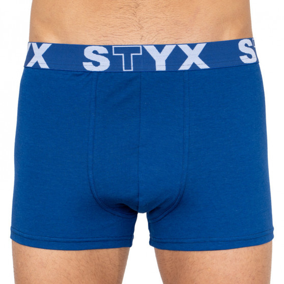 3PACK pánské boxerky Styx sportovní guma nadrozměr vícebarevné (R9676861)