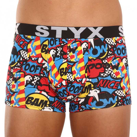 5PACK Pánské boxerky Styx art sportovní guma nadrozměr (R579023)