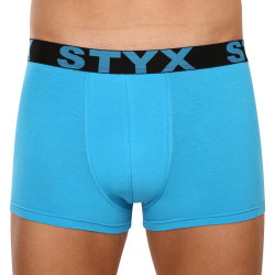 Pánské boxerky Styx sportovní guma světle modré (G1169)