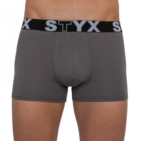 3PACK pánské boxerky Styx sportovní guma nadrozměr vícebarevné (R9676369)