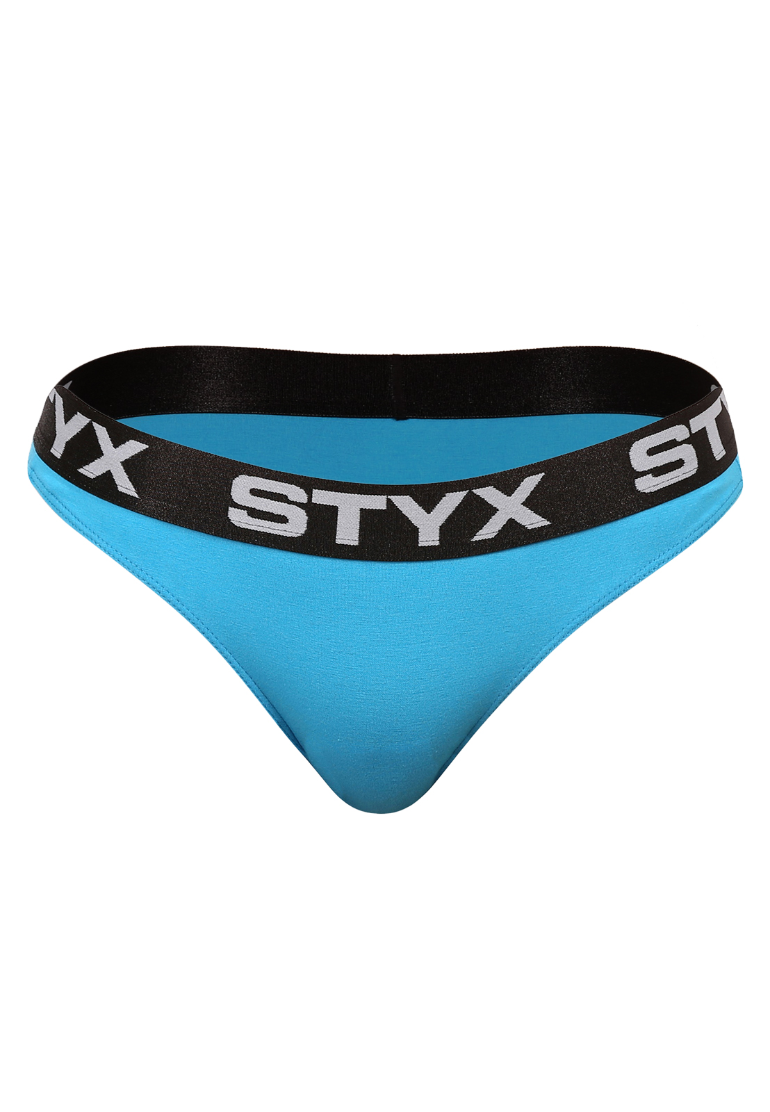 Levně Dámské kalhotky Styx sportovní guma modré (IK1169) L