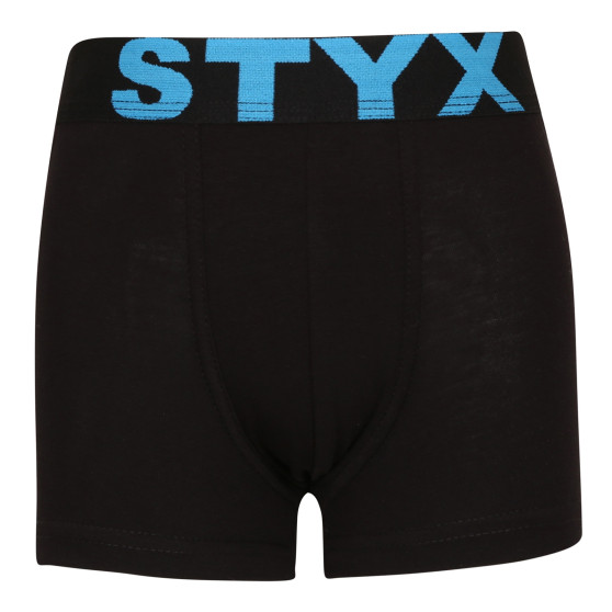 Dětské boxerky Styx sportovní guma černé (GJ961)
