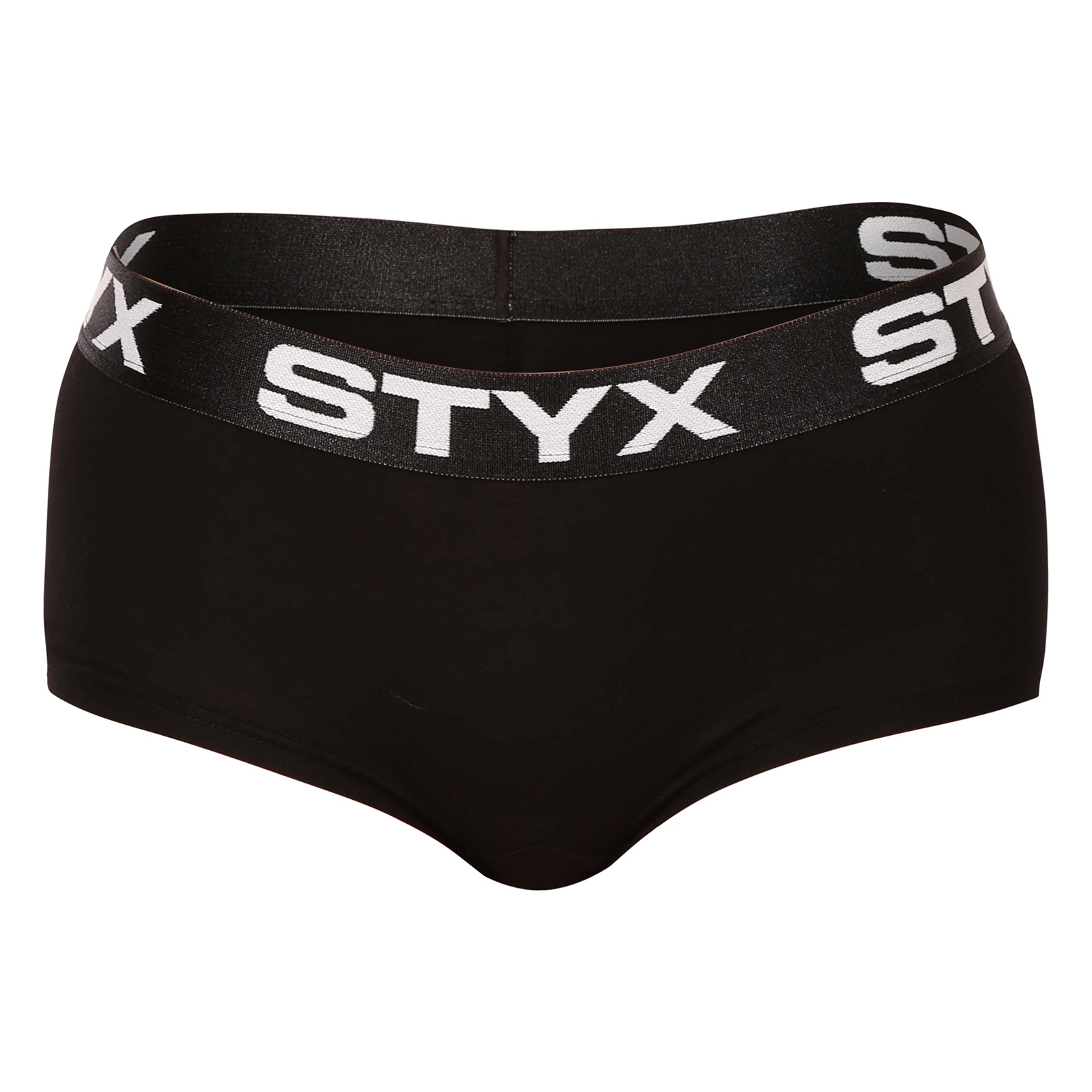 Levně Dámské kalhotky Styx s nohavičkou černé (IN960) L