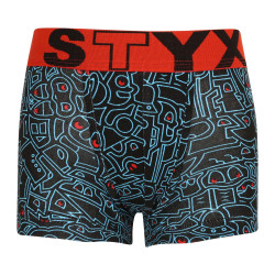 Dětské boxerky Styx art sportovní guma doodle (GJ1256)