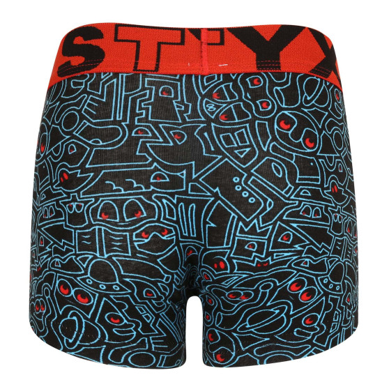 Dětské boxerky Styx art sportovní guma doodle (GJ1256)