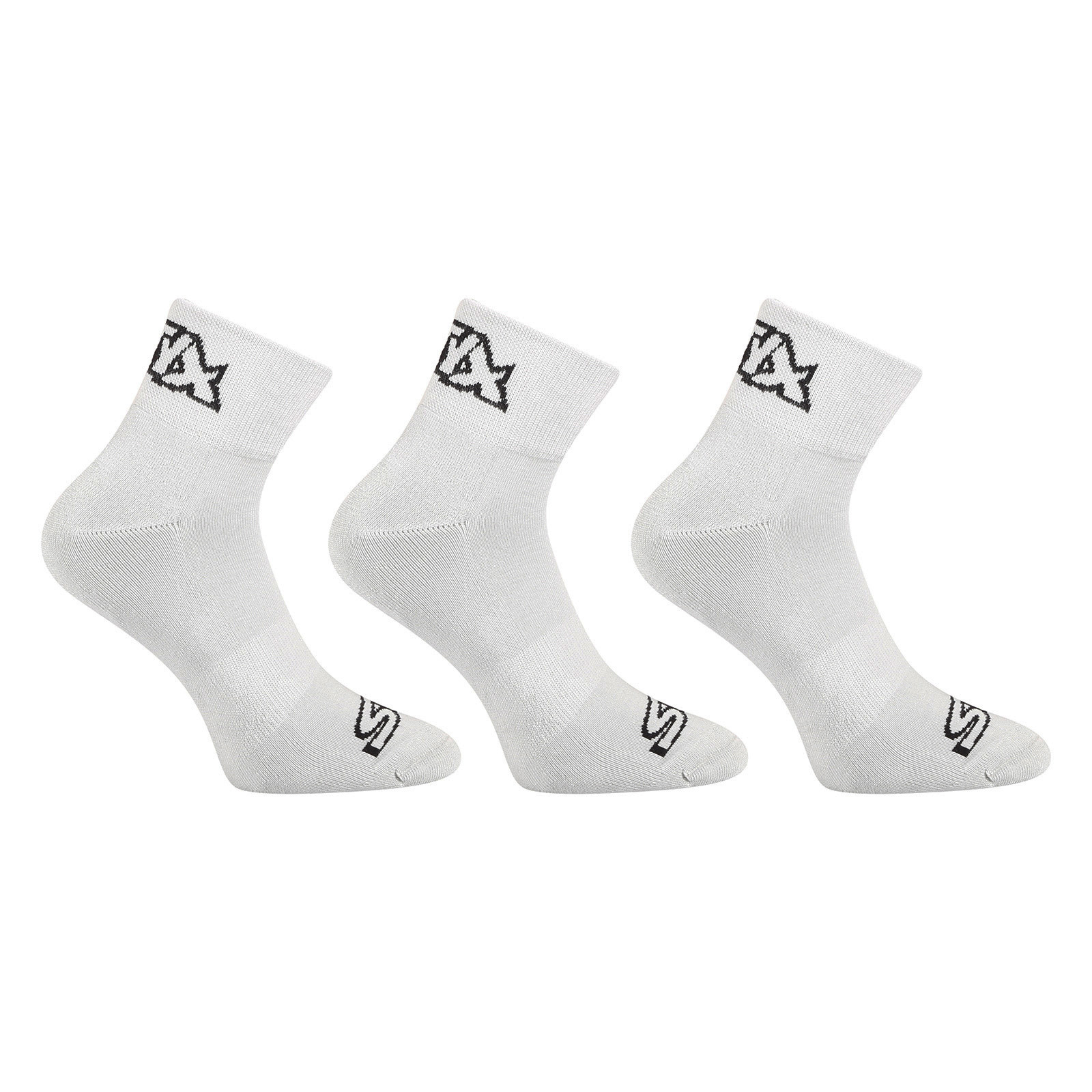 Levně 3PACK ponožky Styx kotníkové šedé (3HK1062) S