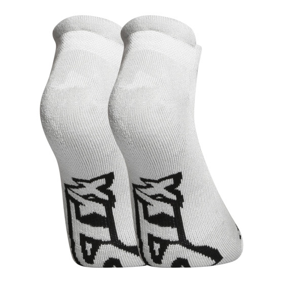 Ponožky Styx nízké šedé s černým logem (HN1062) 