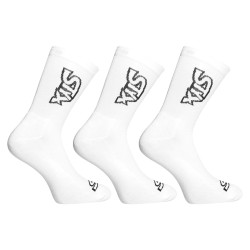 3PACK ponožky Styx vysoké bílé (3HV1061)