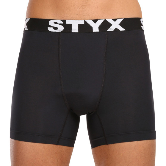 3PACK pánské funkční boxerky Styx černé (3W96012)