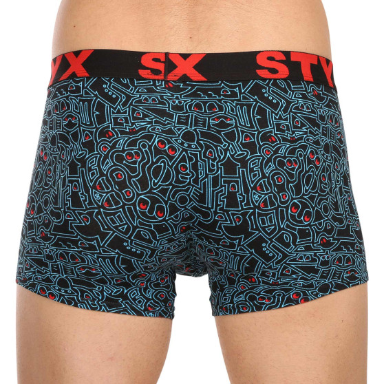 6PACK pánské boxerky Styx art sportovní guma vícebarevné (6G12697124/2)